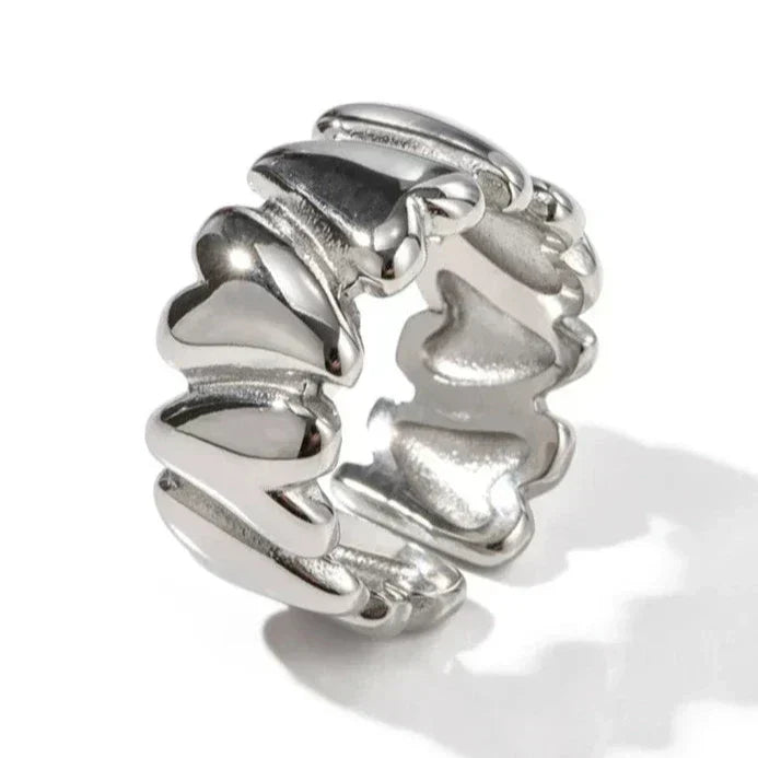 Hazel | Wrap-Around Heart Ring