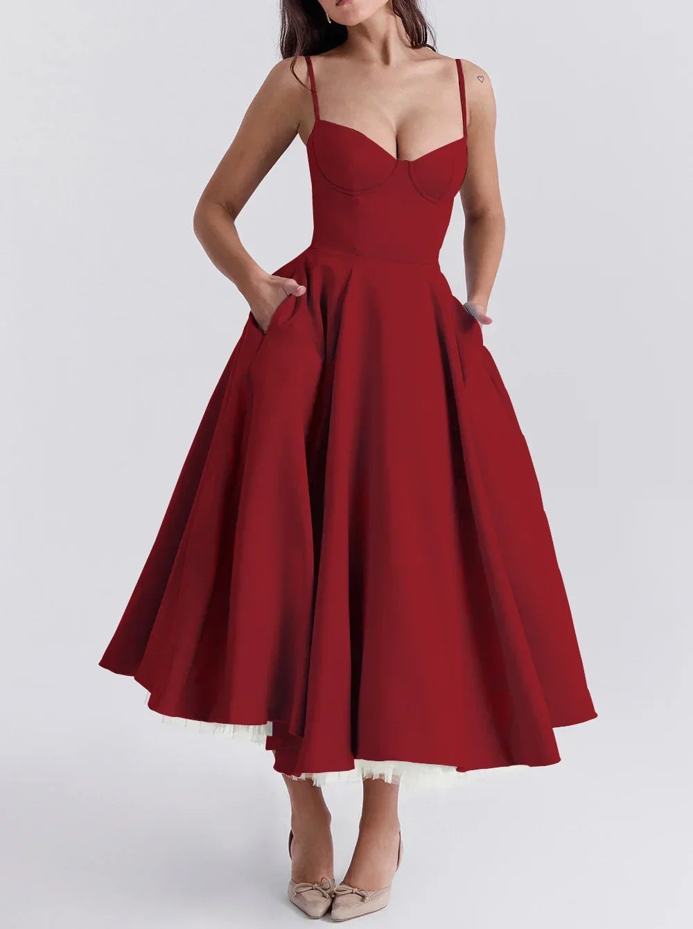 Julia - Elegant Midi Dress